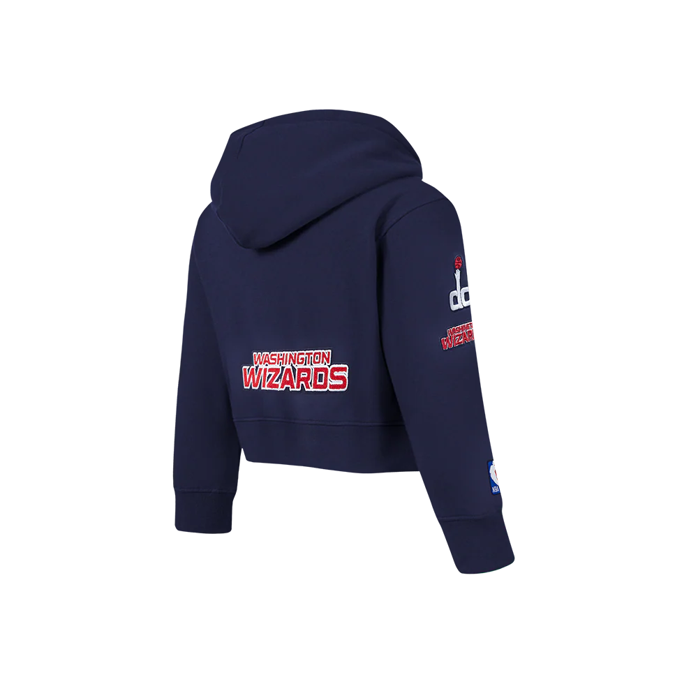 NBA WASHINGTON WIZARDS CLASSIC TODDLER GIRLS FLEECE FULL ZIP HOODIE