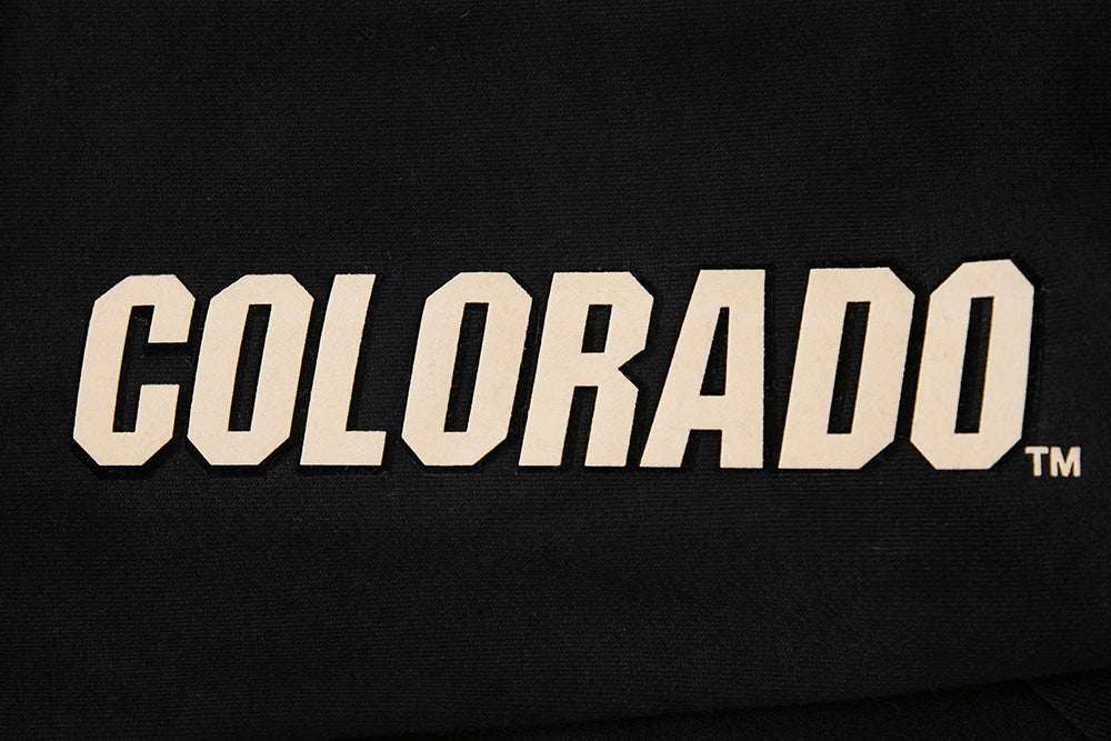 UNIVERSITY OF COLORADO CLASSIC MEN'S STACKED LOGO PULLOVER HOODIE