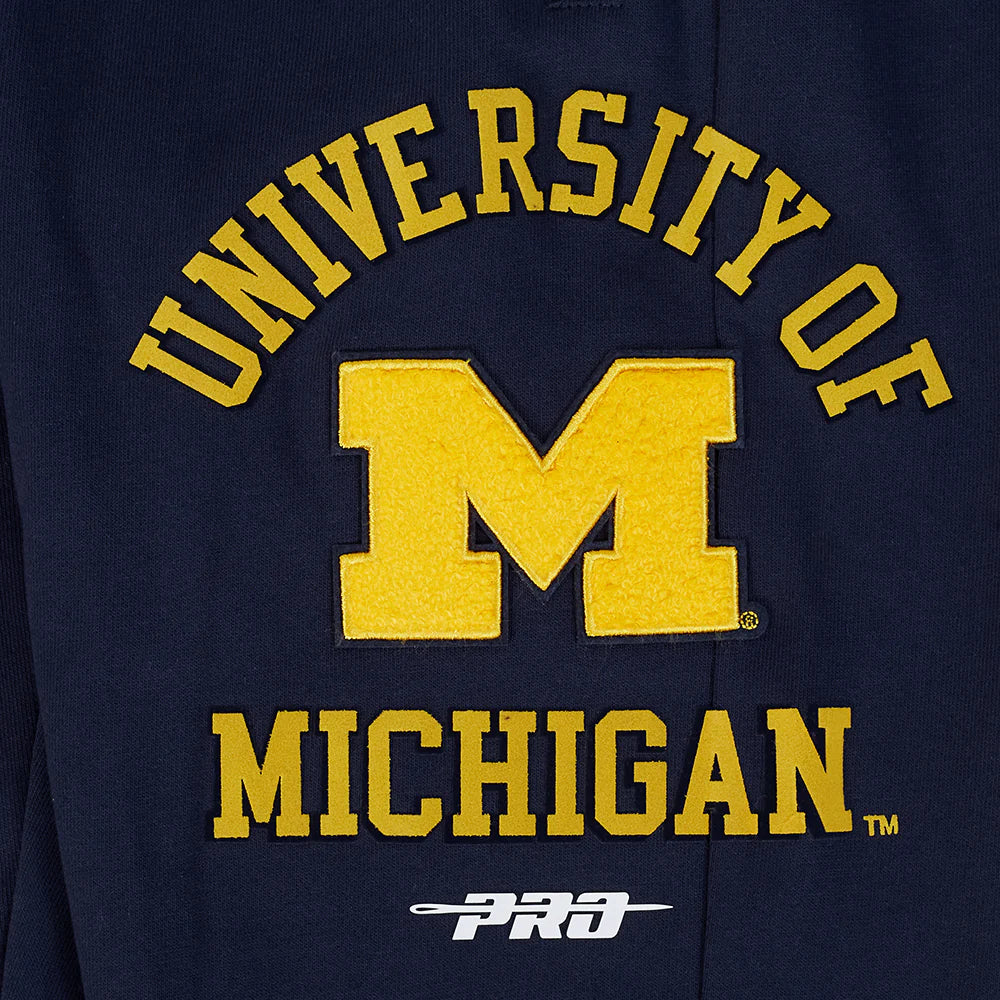 UNIVERSITY OF MICHIGAN CLASSIC MEN'S STACKED LOGO SWEATPANT