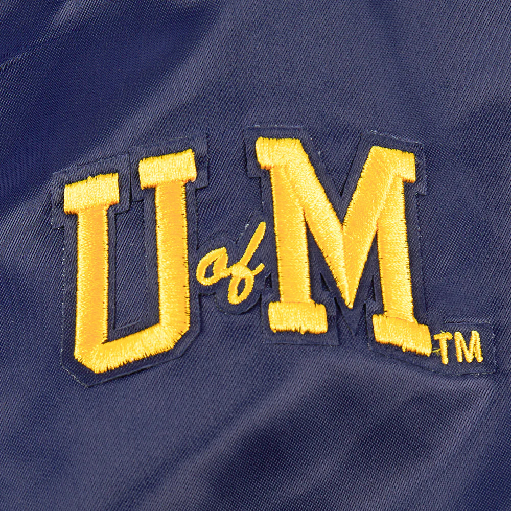 UNIVERSITY OF MICHIGAN CLASSIC WOMEN'S RIB SATIN JACKET