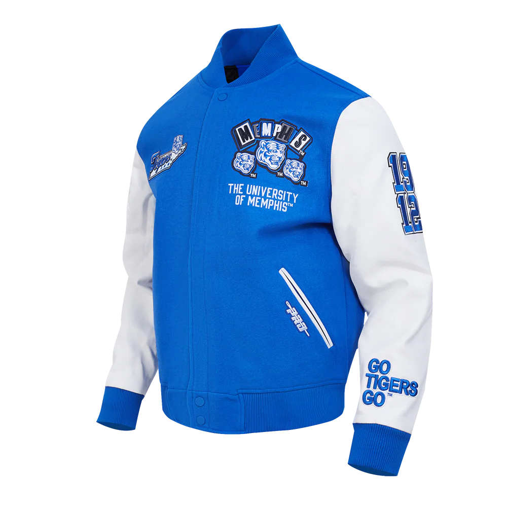 UNIVERSITY OF MEMPHIS HOMECOMING MEN'S WOOL VARSITY JACKET