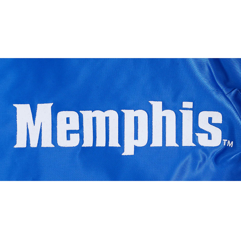 UNIVERSITY OF MEMPHIS HOMECOMING MEN'S RIB SATIN JACKET