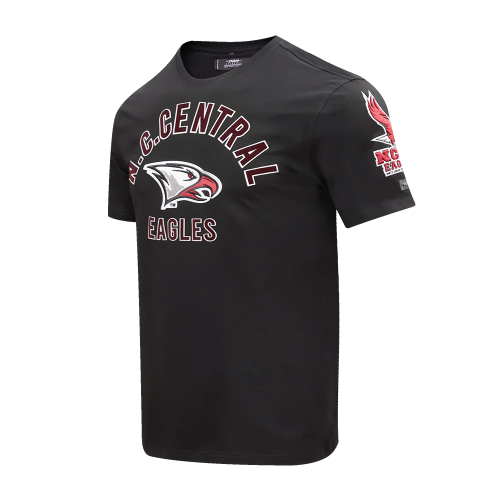 NORTH CAROLINA CENTRAL UNIVERSITY CLASSIC MEN'S STACKED LOGO TEE