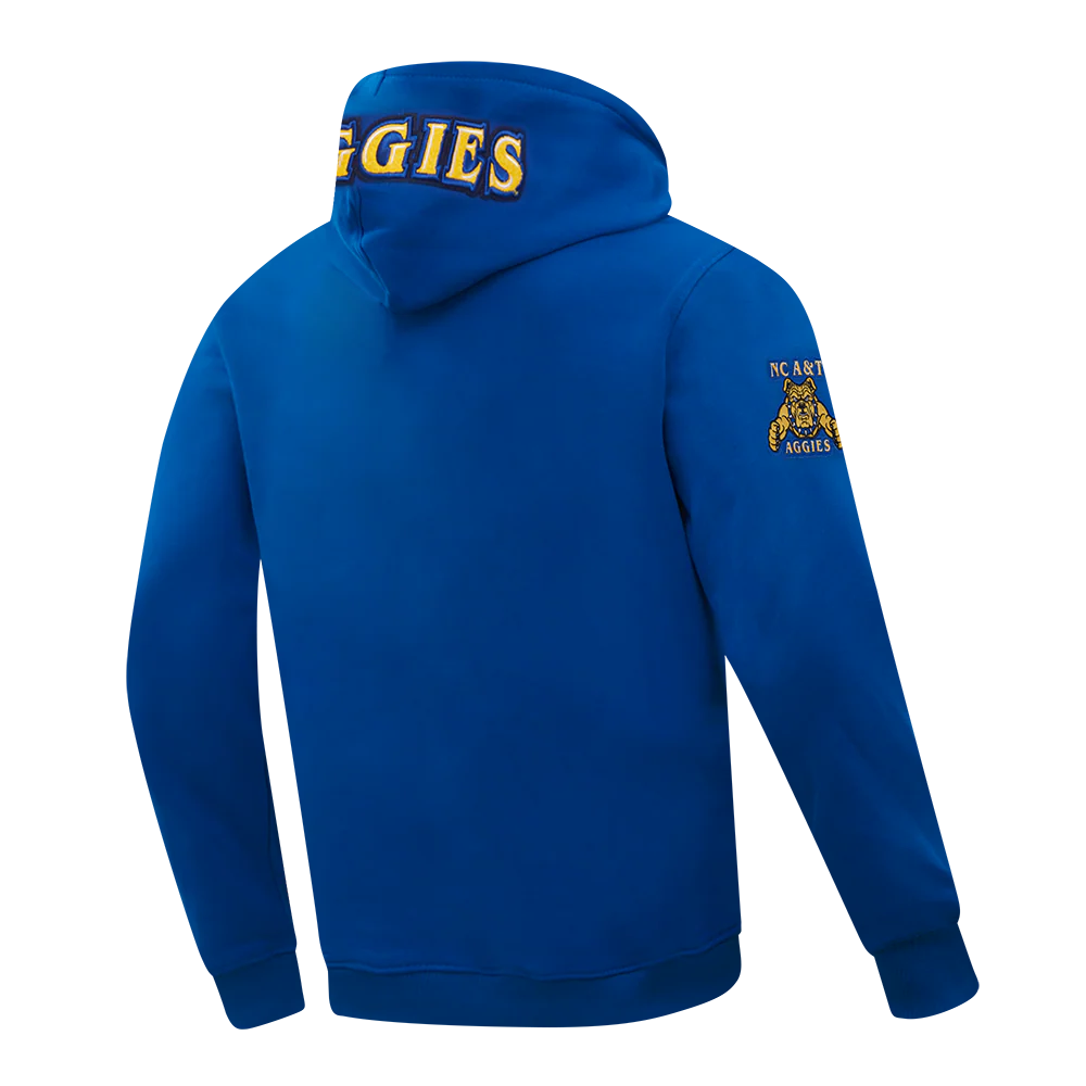 NORTH CAROLINA A&T STATE UNIVERSITY CLASSIC DOUBLE KNIT PULLOVER HOODIE