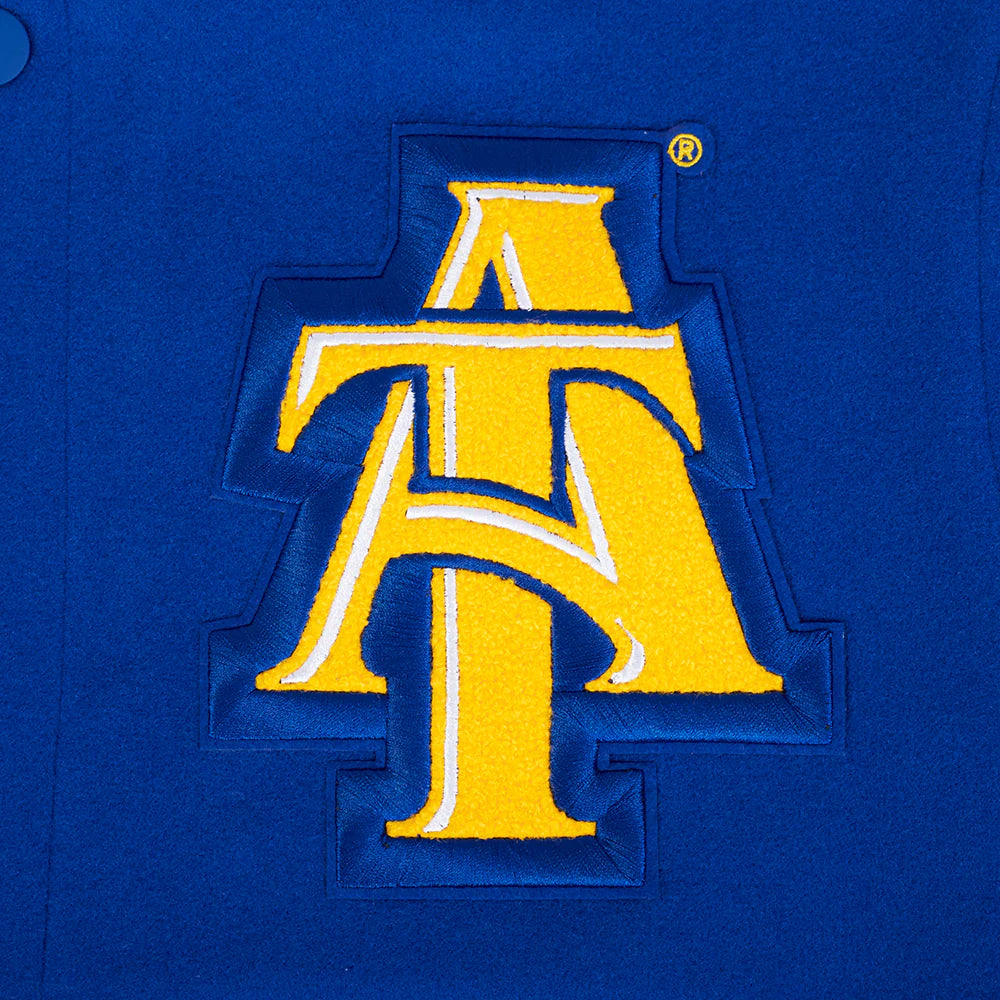 NORTH CAROLINA A&T STATE UNIVERSITY CLASSIC WOOL VARSITY JACKET