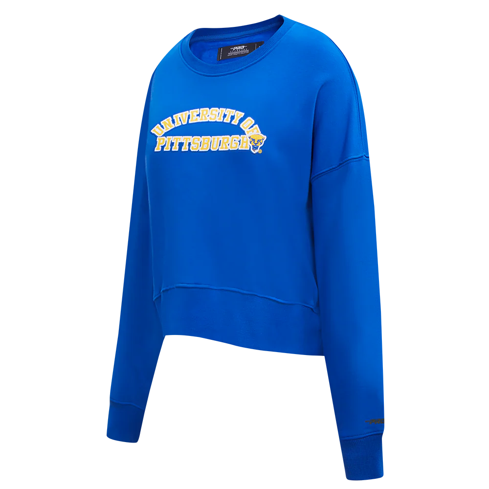 COLLEGE UNIVERSITY OF PITTSBURGH CLASSIC FLEECE CREWNECK