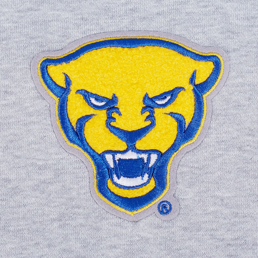 UNIVERSITY OF PITTSBURGH CLASSIC FLEECE CROPPED PULLOVER HOODIE