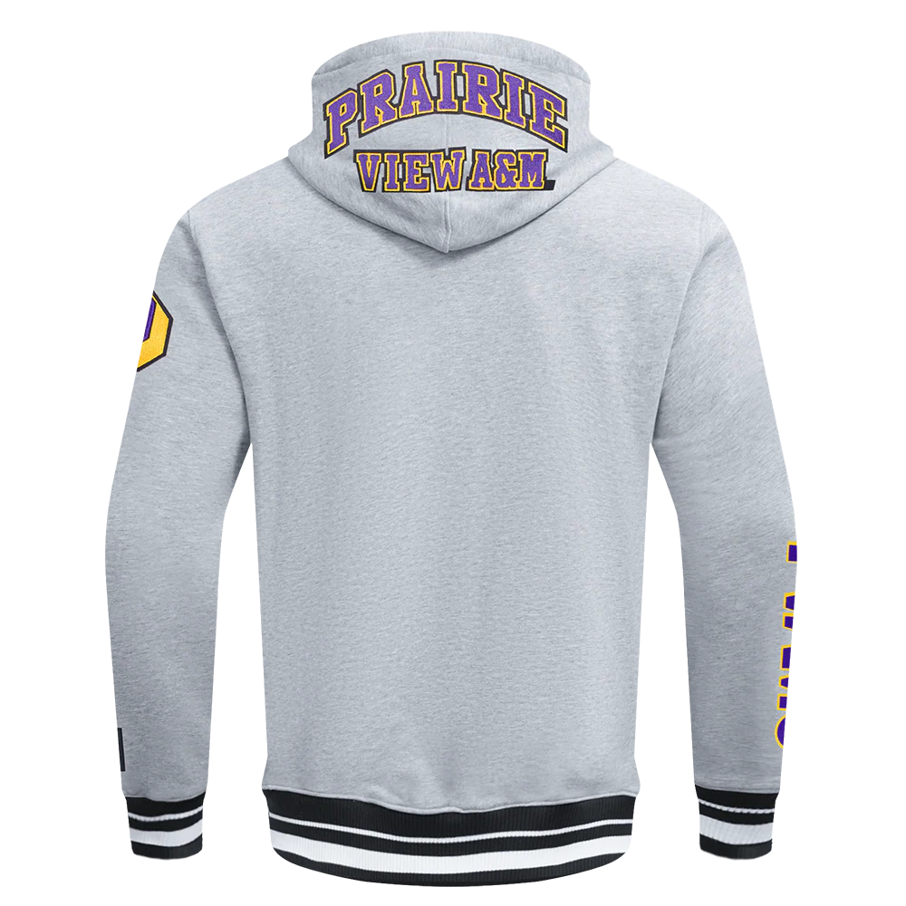 PRAIRIE VIEW A&M UNIVERSITY CLASSIC MEN'S STACKED LOGO PO HOODIE