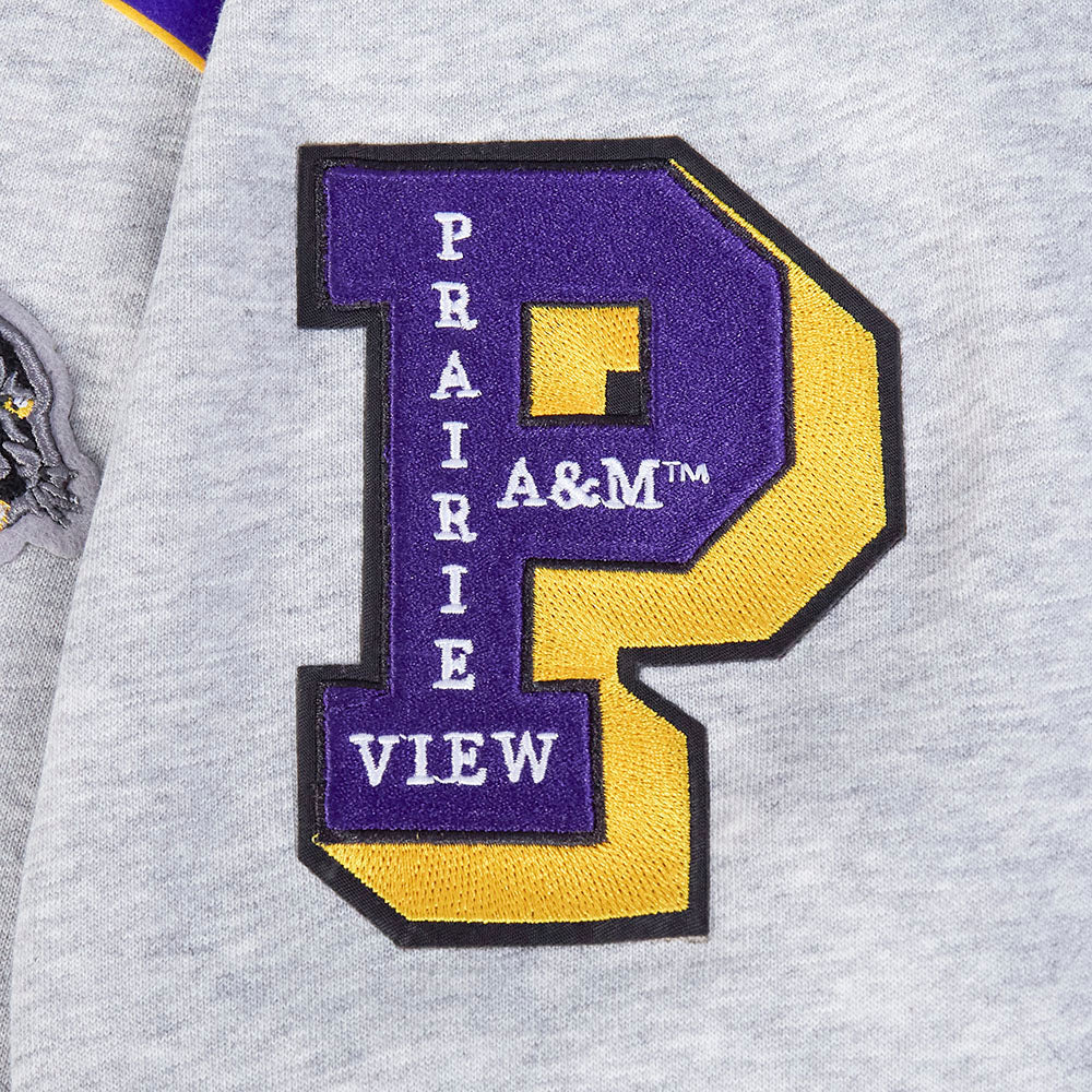 PRAIRIE VIEW A&M UNIVERSITY CLASSIC MEN'S STACKED LOGO PO HOODIE