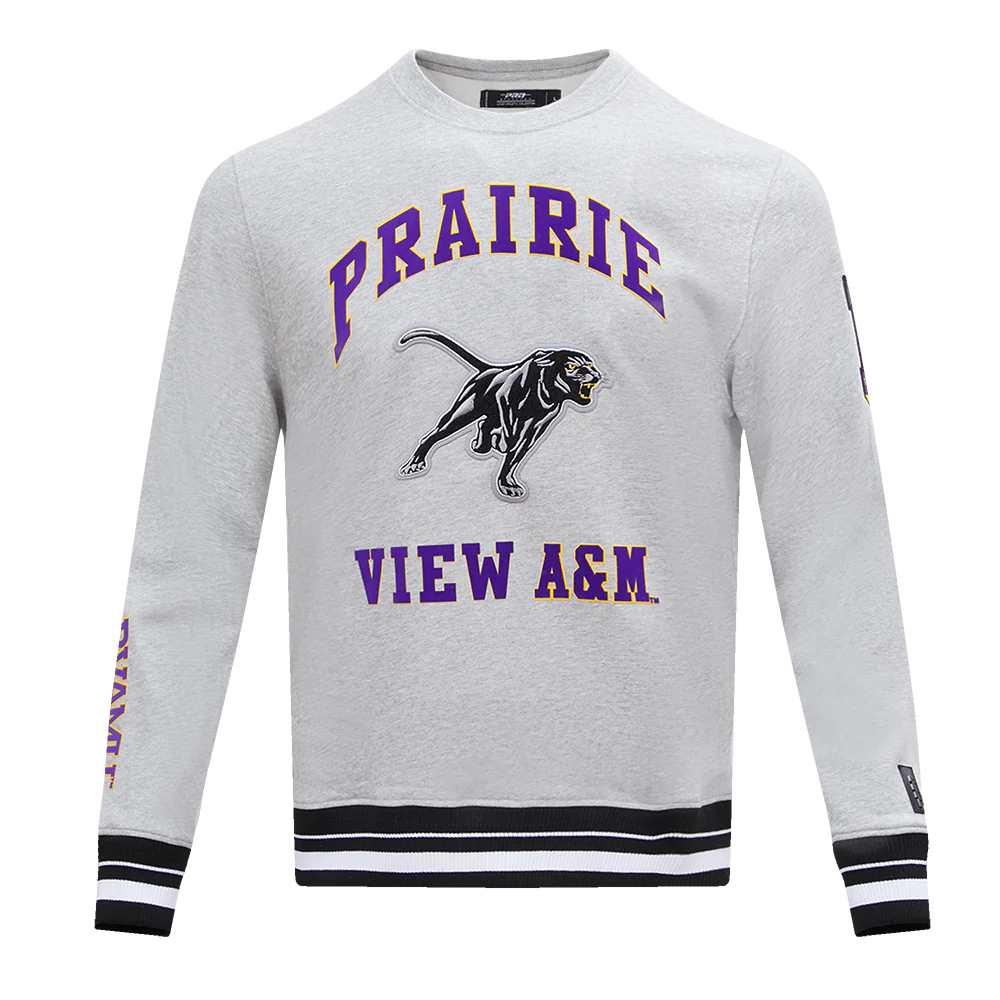 PRAIRIE VIEW A&M UNIVERSITY CLASSIC MEN'S STACKED LOGO CREWNECK