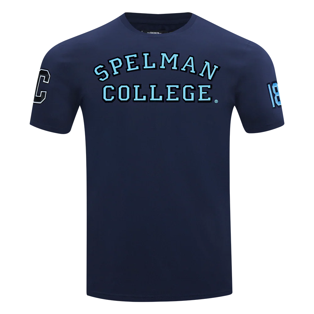 SPELMAN COLLEGE CLASSIC MEN'S STACKED LOGO TEE