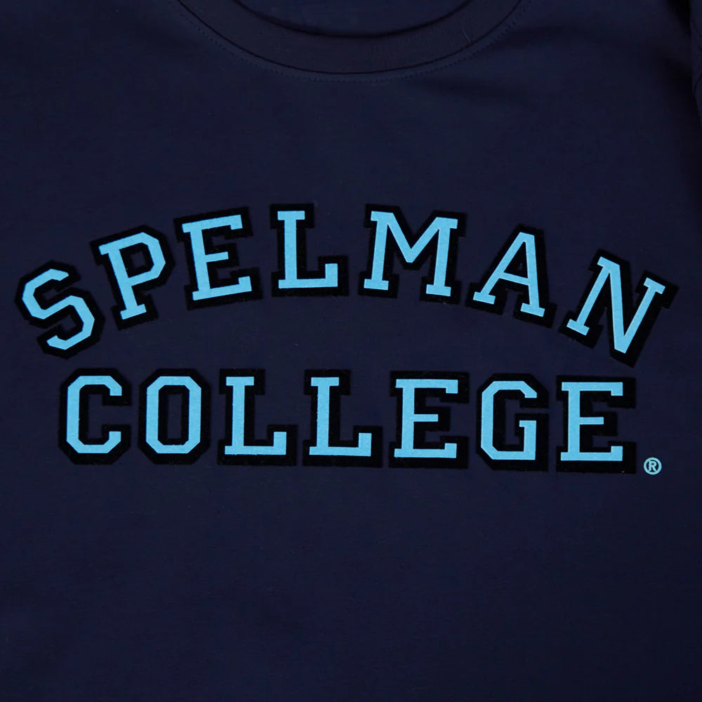 SPELMAN COLLEGE CLASSIC MEN'S STACKED LOGO TEE