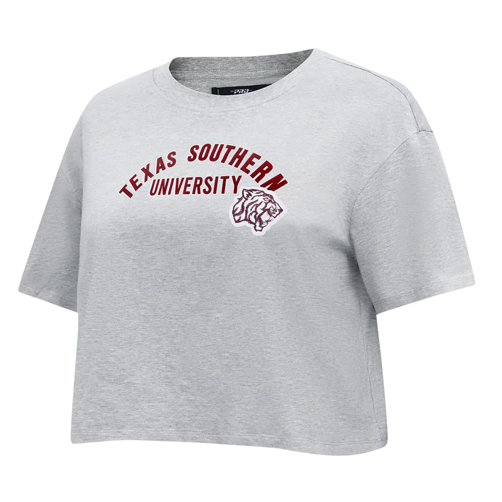 TEXAS SOUTHERN UNIVERSITY CLASSIC SINGLE JERSEY BOXY TEE