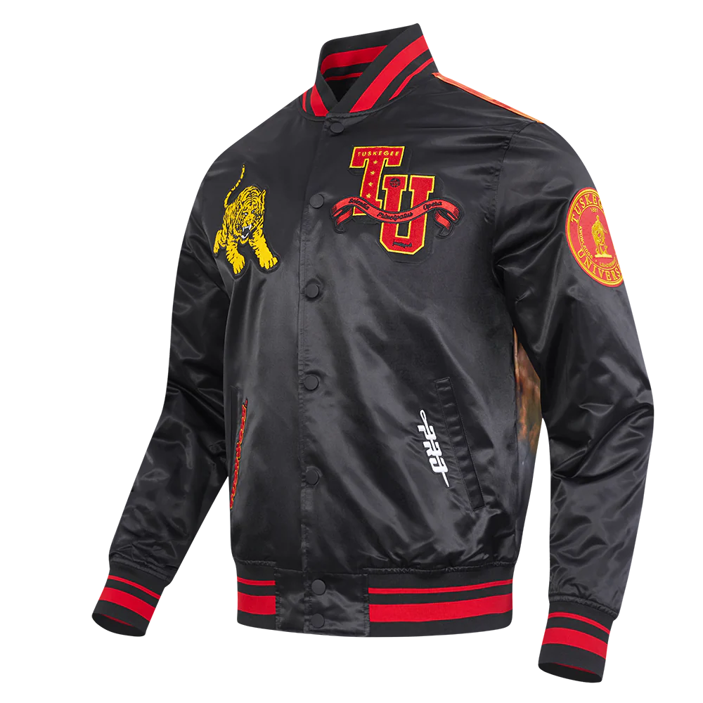 TUSKEGEE UNIVERSITY HBCU X NBA ALL STAR 2025 MEN'S SUBLIMATED SATIN JACKET