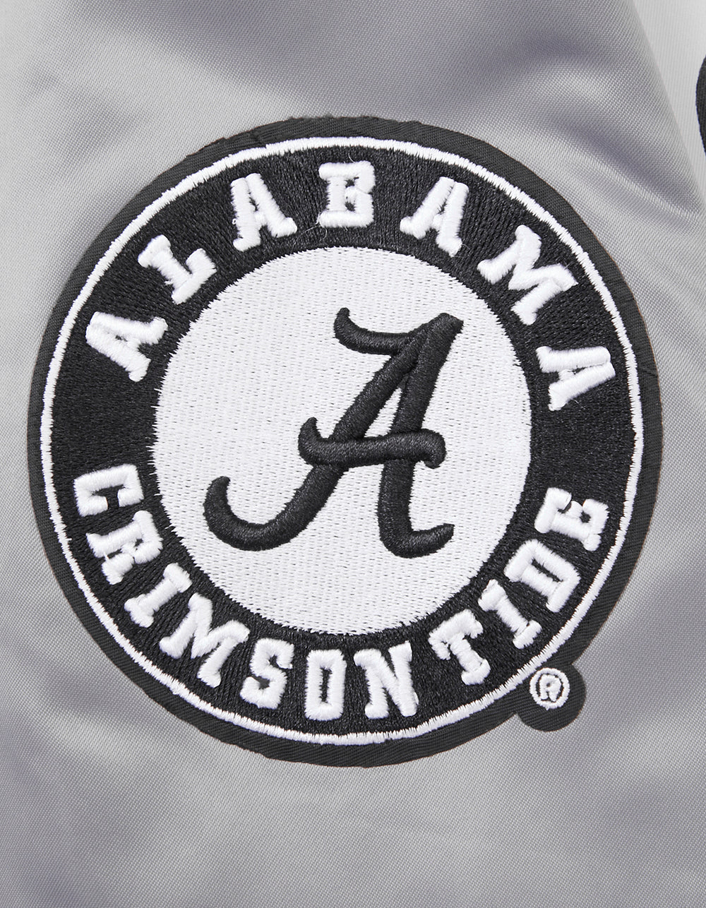 UNIVERSITY OF ALABAMA CLASSIC RIB SATIN JACKET