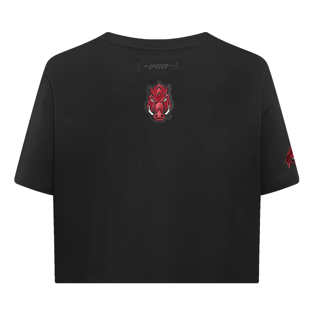 UNIVERSITY OF ARKANSAS FAYETTEVILLE CLASSIC WOMEN'S SINGLE JERSEY BOXY TEE