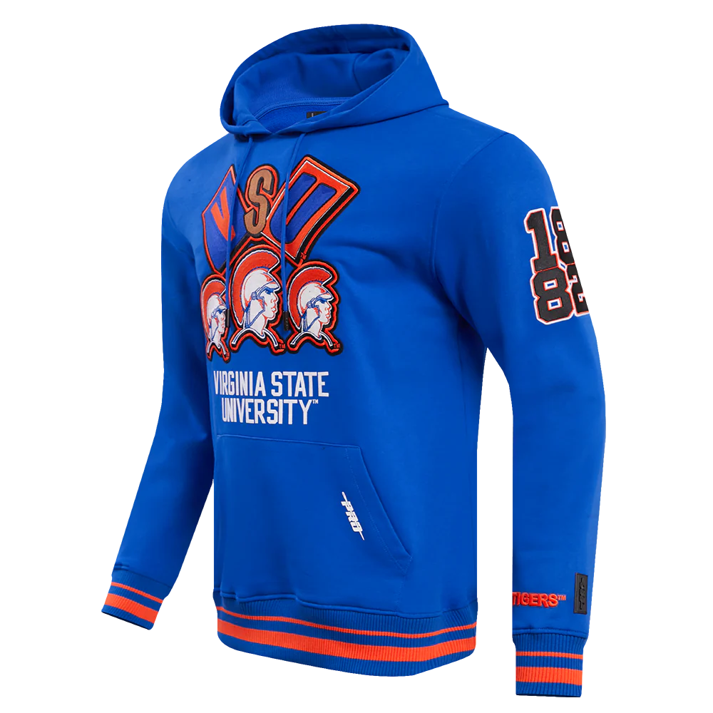 VIRGINIA STATE UNIVERSITY HOMECOMING RIB FLEECE MEN'S PULLOVER HOODIE