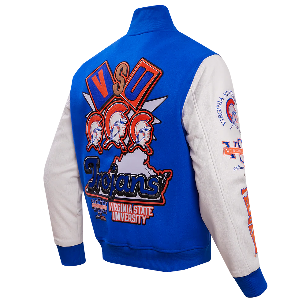 VIRGINIA STATE UNIVERSITY HOMECOMING MEN'S WOOL VARSITY JACKET
