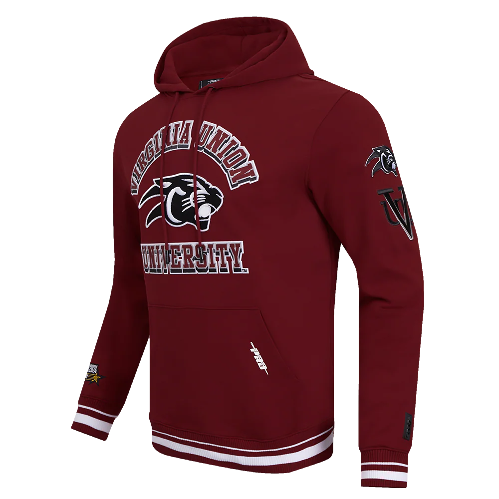 HBCU X NBA ALL STAR 2024 VIRGINIA UNION UNIVERSITY MEN'S RIB FLEECE PULLOVER HOODIE