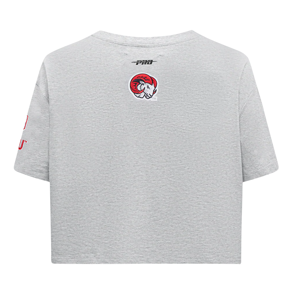 WINSTON-SALEM STATE UNIVERSITY CLASSIC WOMEN'S SINGLE JERSEY BOXY TEE