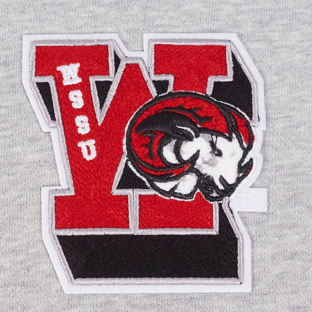 WINSTON-SALEM STATE UNIVERSITY CLASSIC WOMEN'S FLEECE CROPPED PULLOVER HOODIE