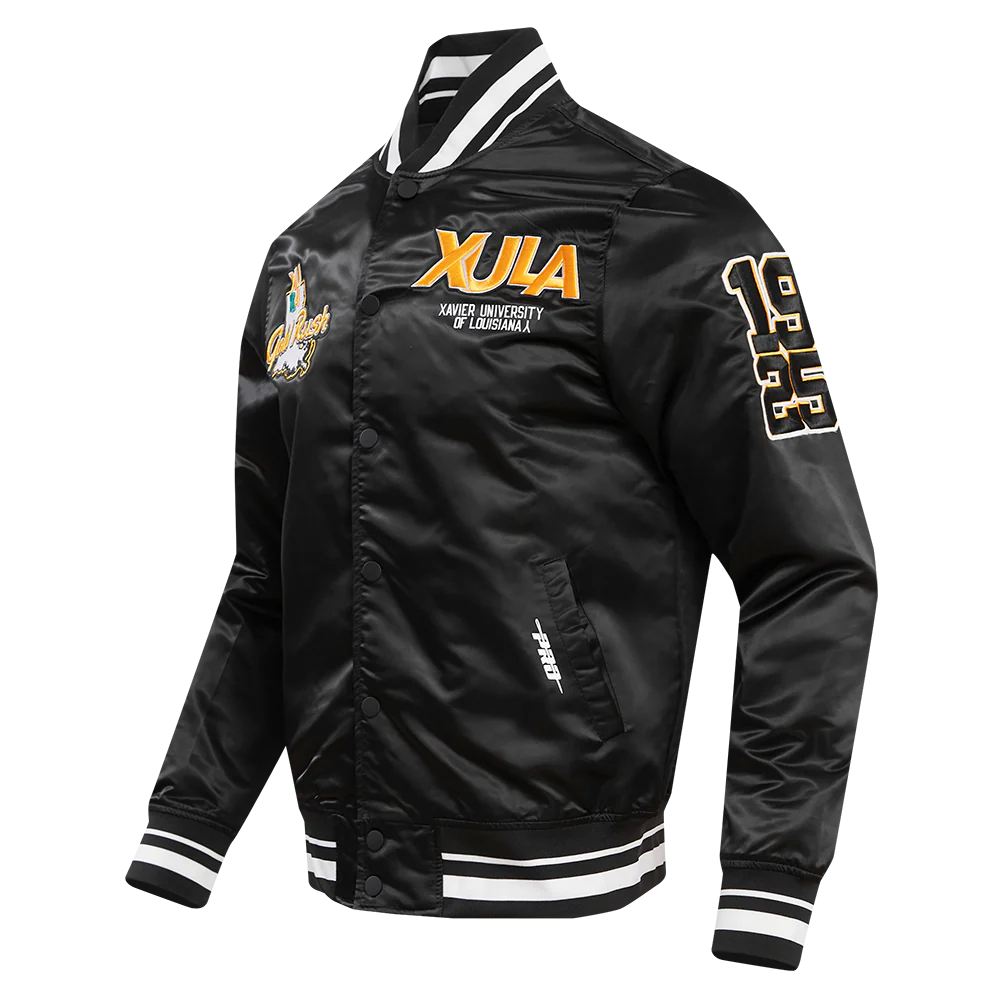 XAVIER UNIVERSITY OF LOUISIANA HOMECOMING RIB MEN'S SATIN JACKET