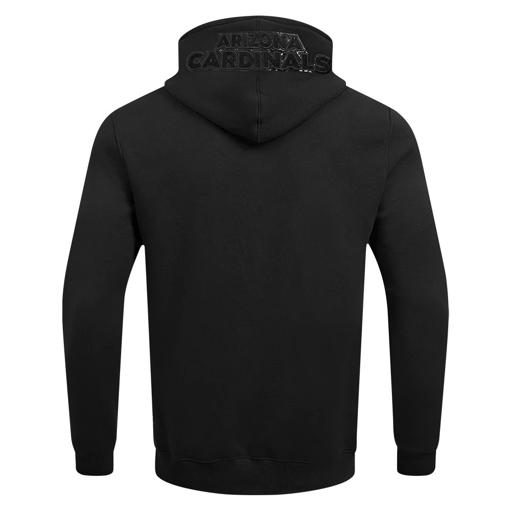 NFL ARIZONA CARDINALS TRIPLE BLACK MEN'S PULLOVER HOODIE