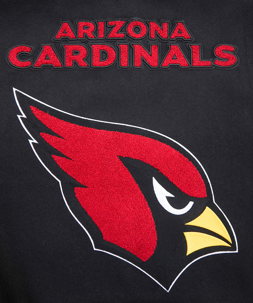 NFL ARIZONA CARDINALS MASHUP MEN'S RIB WOOL VARSITY JACKET