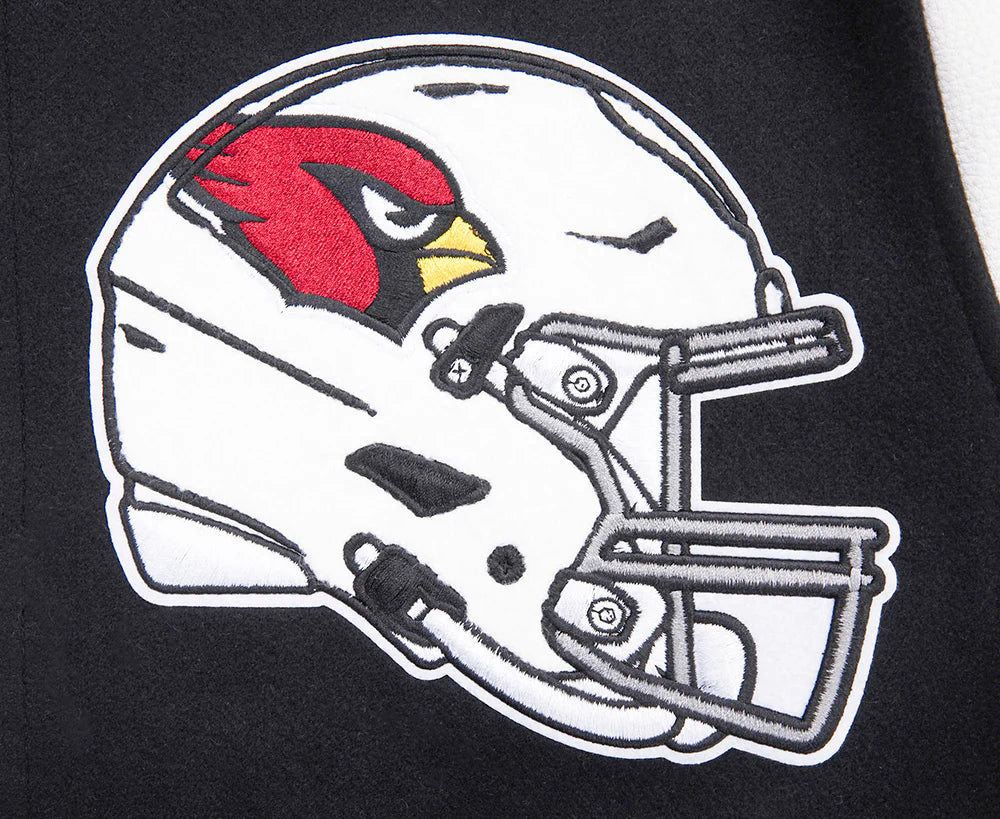 NFL ARIZONA CARDINALS MASHUP MEN'S RIB WOOL VARSITY JACKET