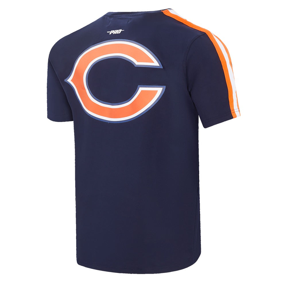 CHICAGO BEARS CLASSIC MESH SJ STRIPED TEE