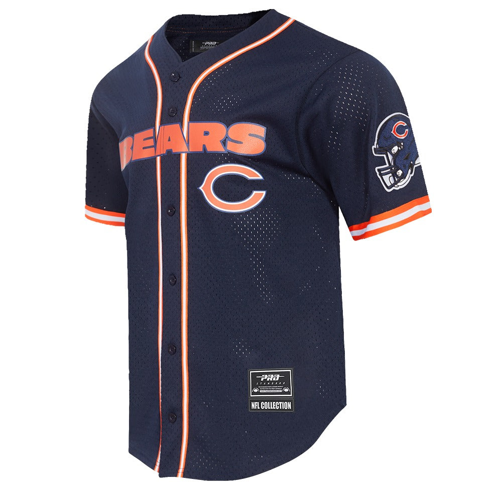 CHICAGO BEARS MESH BUTTON UP SHIRT