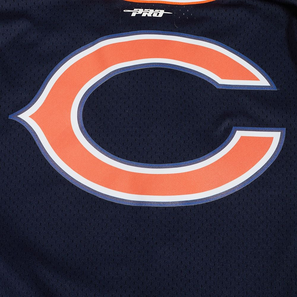 CHICAGO BEARS MESH BUTTON UP SHIRT