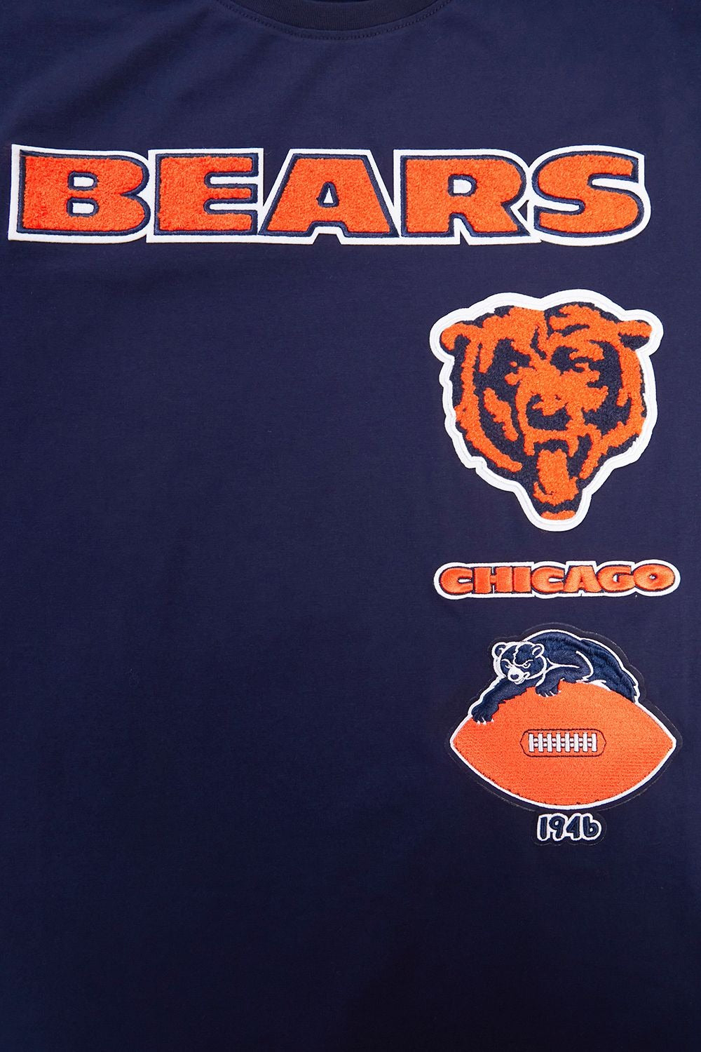 CHICAGO BEARS RETRO CLASSIC SJ STRIPED TEE