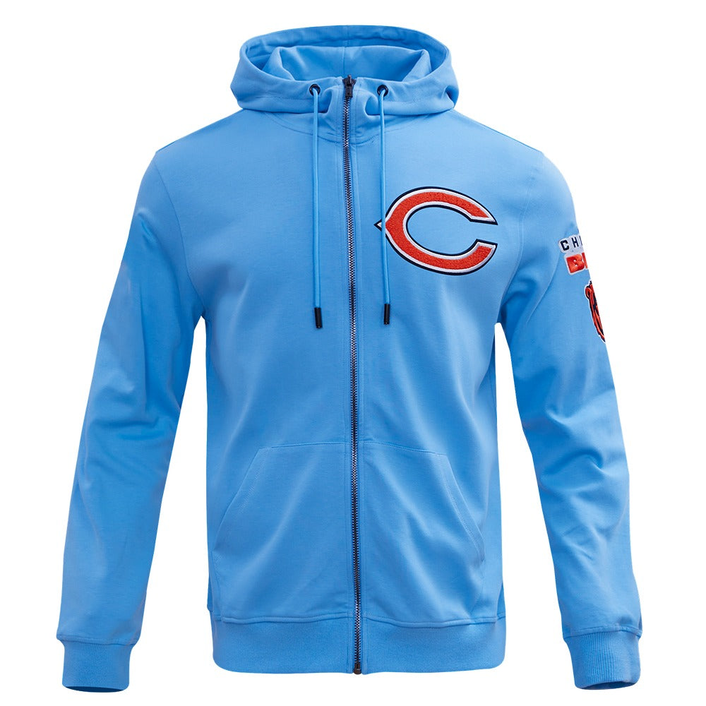 CHICAGO BEARS CLASSIC CHENILLE DK FZ HOODIE