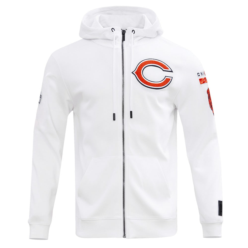 CHICAGO BEARS CLASSIC CHENILLE DK FZ HOODIE