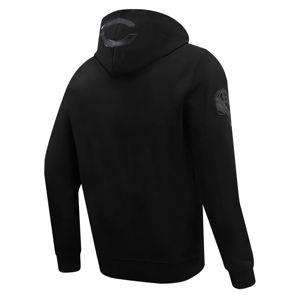 CHICAGO BEARS TRIPLE BLACK DK PO HOODIE