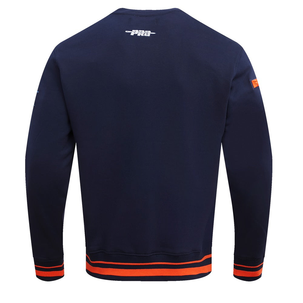 CHICAGO BEARS MASH UP RIB FLC CREWNECK