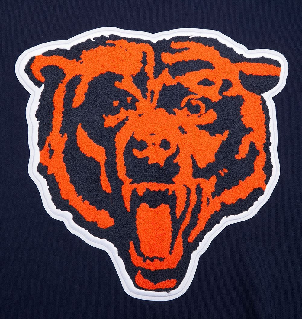 CHICAGO BEARS MASH UP RIB FLC CREWNECK