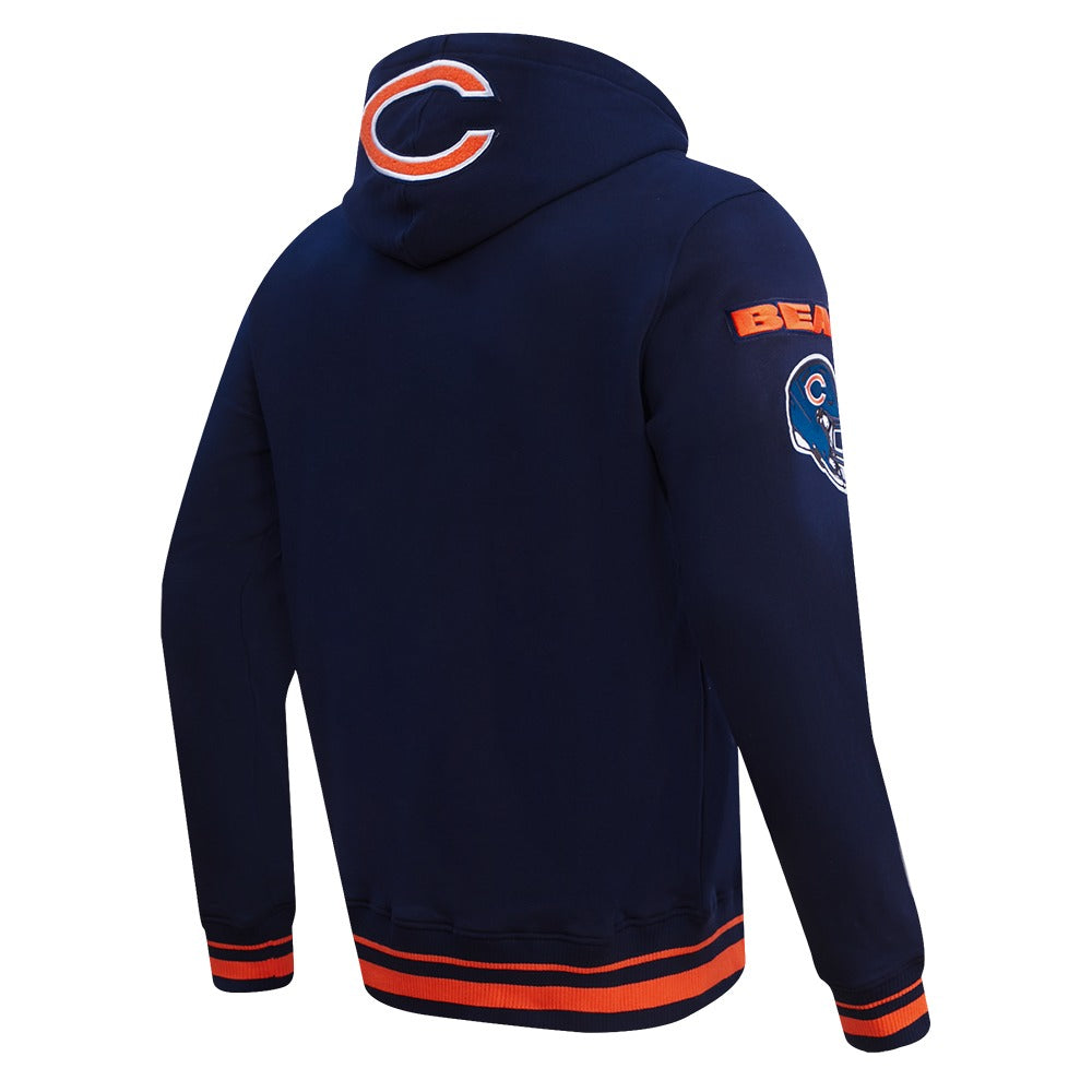 CHICAGO BEARS MASH UP RIB FLC PO HOODIE