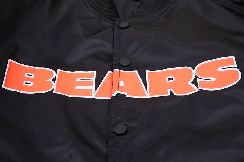 CHICAGO BEARS BIG LOGO SATIN JACKET