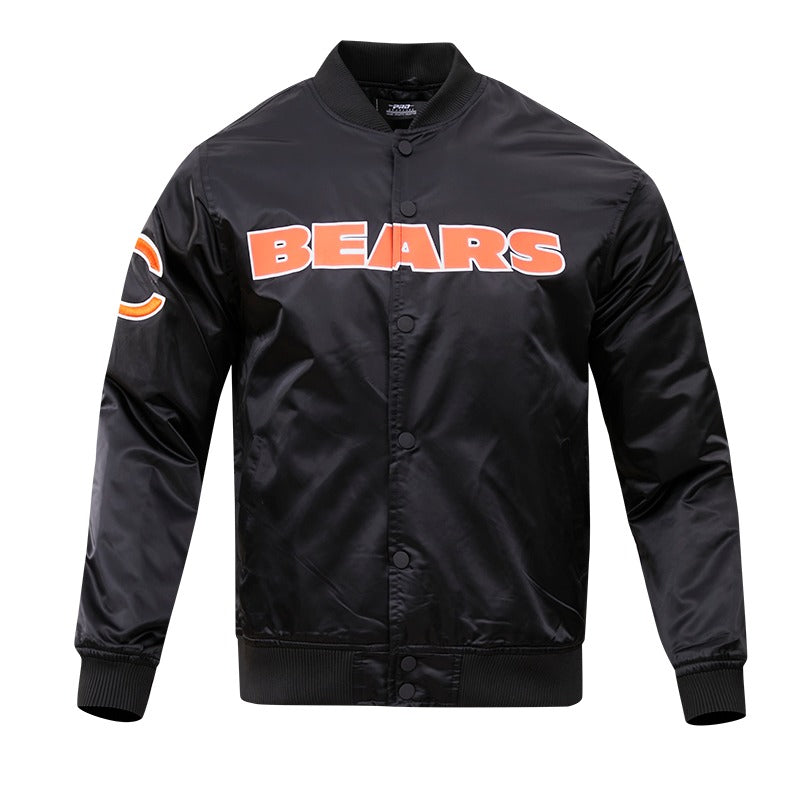 CHICAGO BEARS BIG LOGO SATIN JACKET