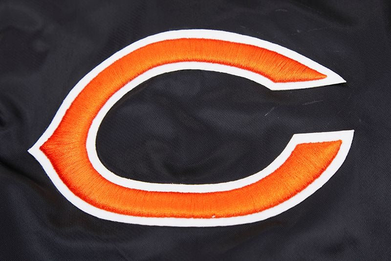 CHICAGO BEARS BIG LOGO SATIN JACKET