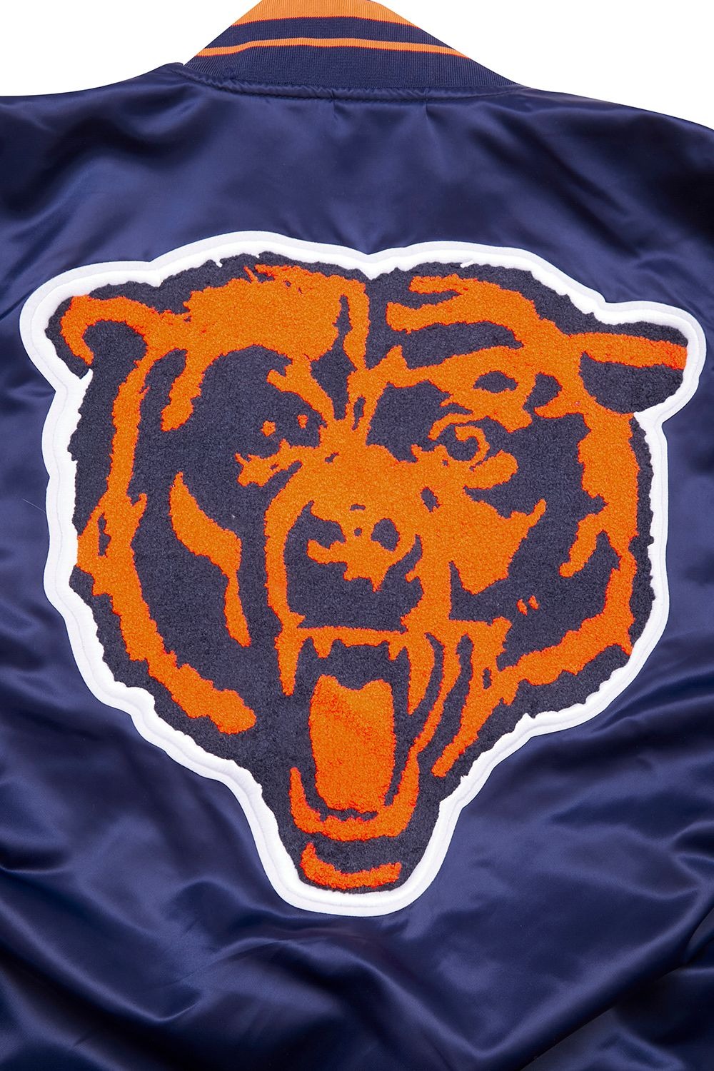 CHICAGO BEARS MASH UP RIB SATIN JACKET