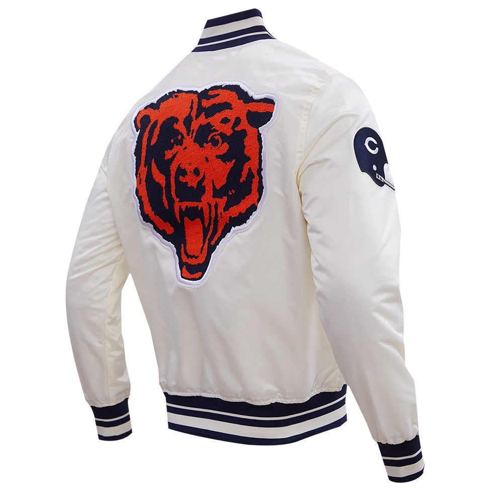 CHICAGO BEARS RETRO CLASSIC RIB SATIN JACKET