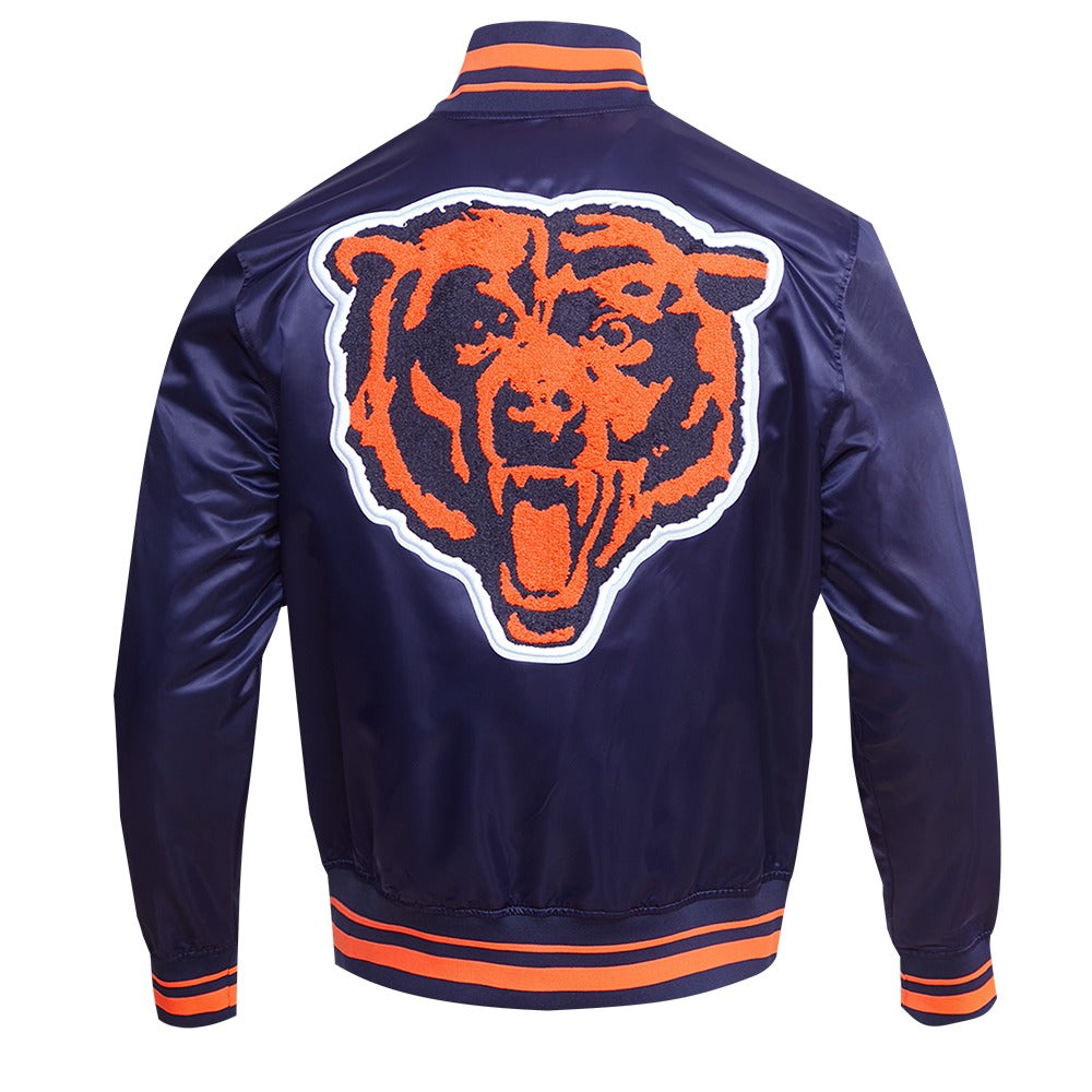 CHICAGO BEARS RETRO CLASSIC RIB SATIN JACKET