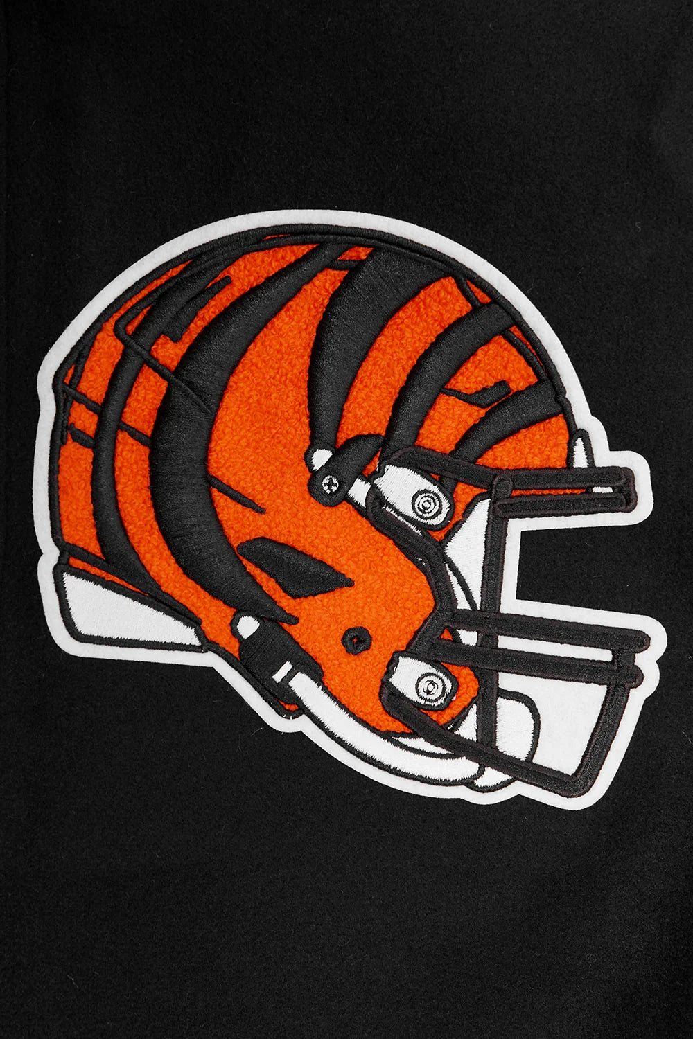 NFL CINCINNATI BENGALS MASHUP MEN'S RIB WOOL VARSITY JACKET