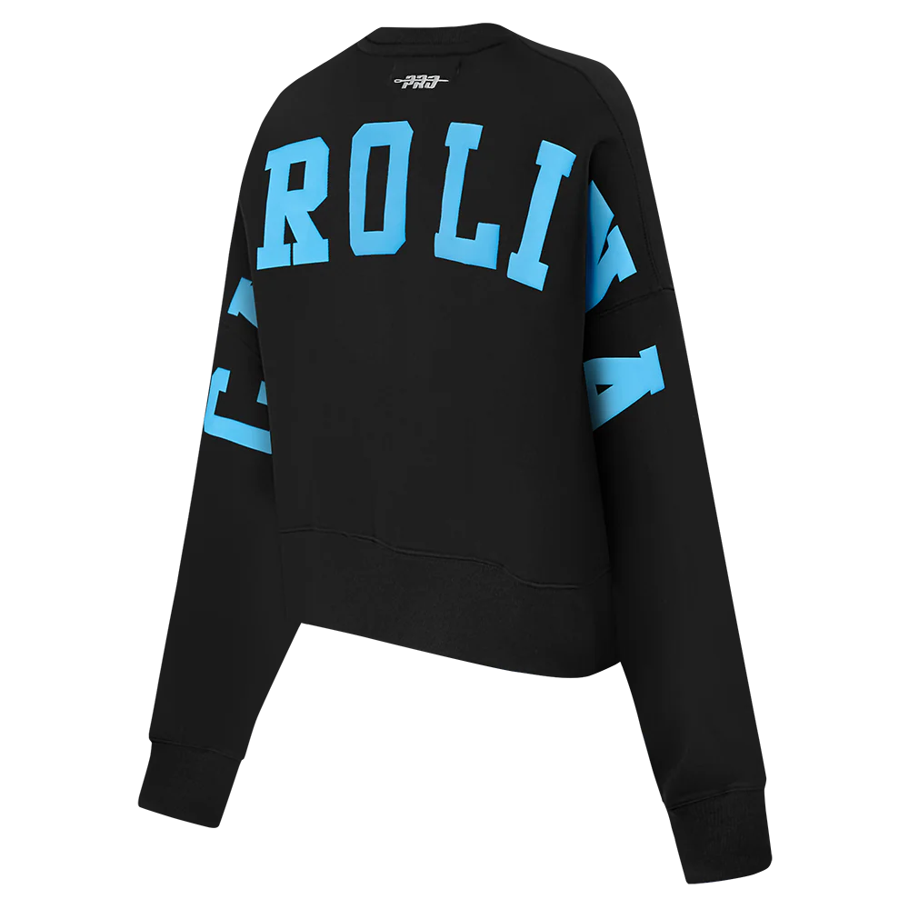 NFL CAROLINA PANTHERS WINGSPAN WOMEN'S FLC CREWNECK