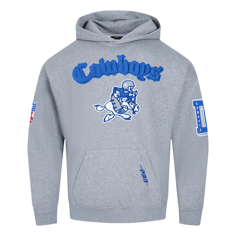 NFL DALLAS COWBOYS BEST OF MEN'S DROP SHOULDER PO HOODIE