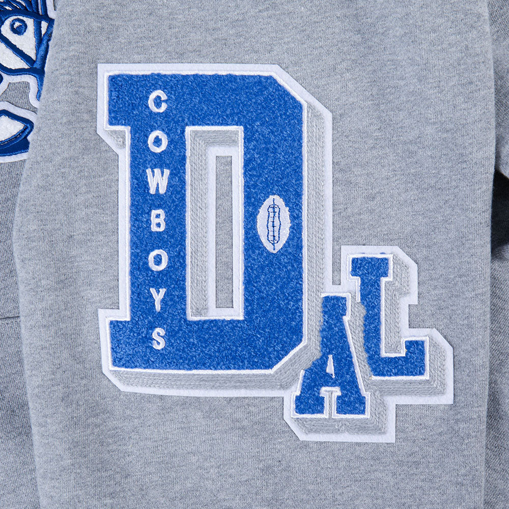 NFL DALLAS COWBOYS BEST OF MEN'S DROP SHOULDER PO HOODIE