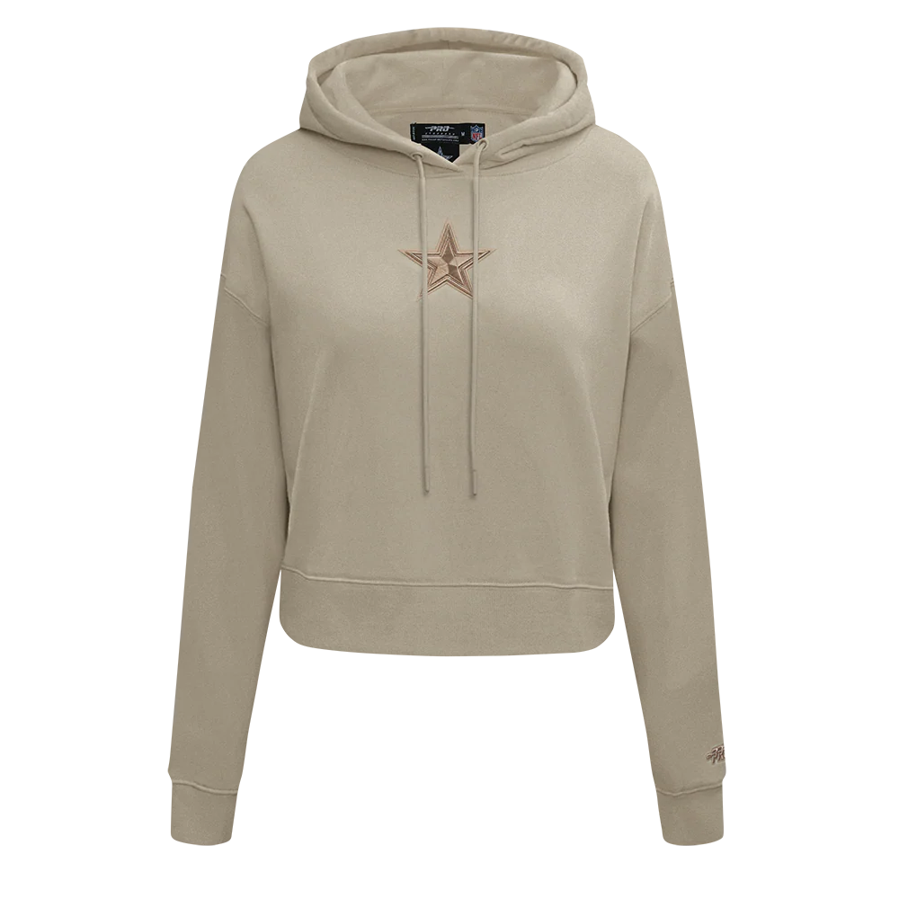 NFL DALLAS COWBOYS WINGSPAN WOMEN'S FLC CROPPED PO HOODIE